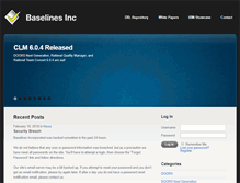 Tablet Screenshot of baselinesinc.com
